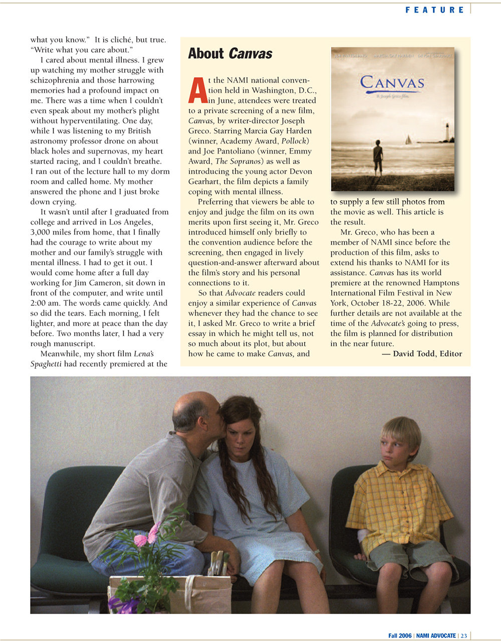 Marcia Gay Harden - Press - Canvas