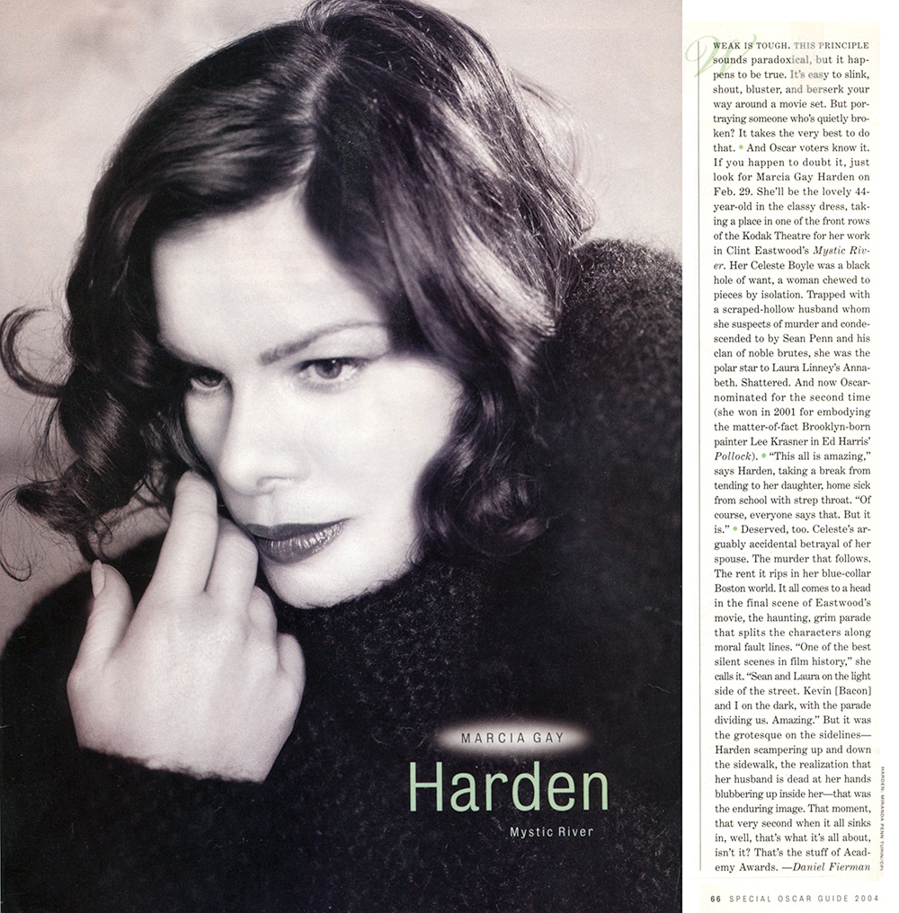 Marcia Gay Harden - Press - Mystic River