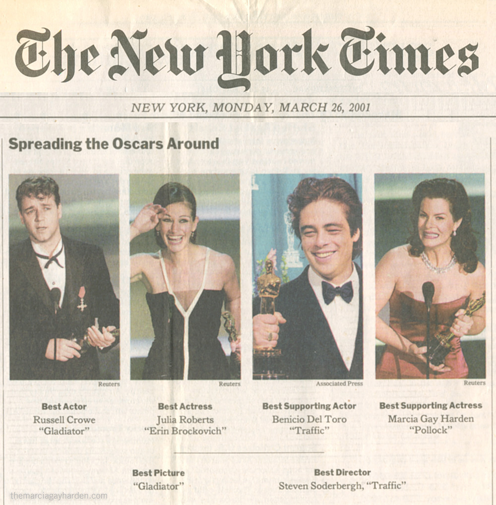 Marcia Gay Harden - Press - Pollock